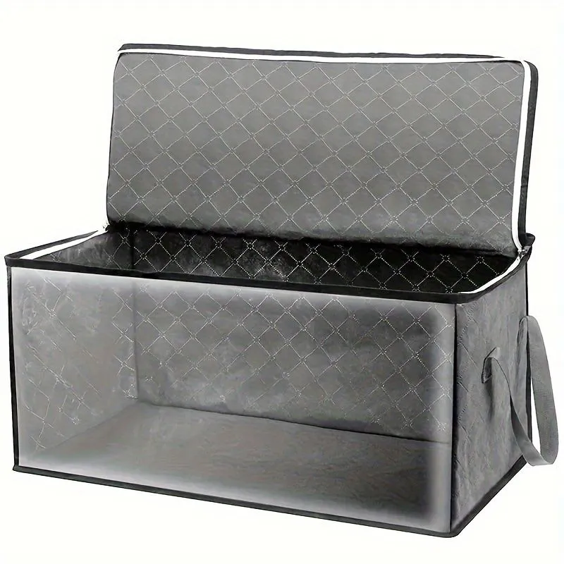 [Foldable Box] 14.27 Gallon Large Capacity Box, Grey, Rectangular, Modern