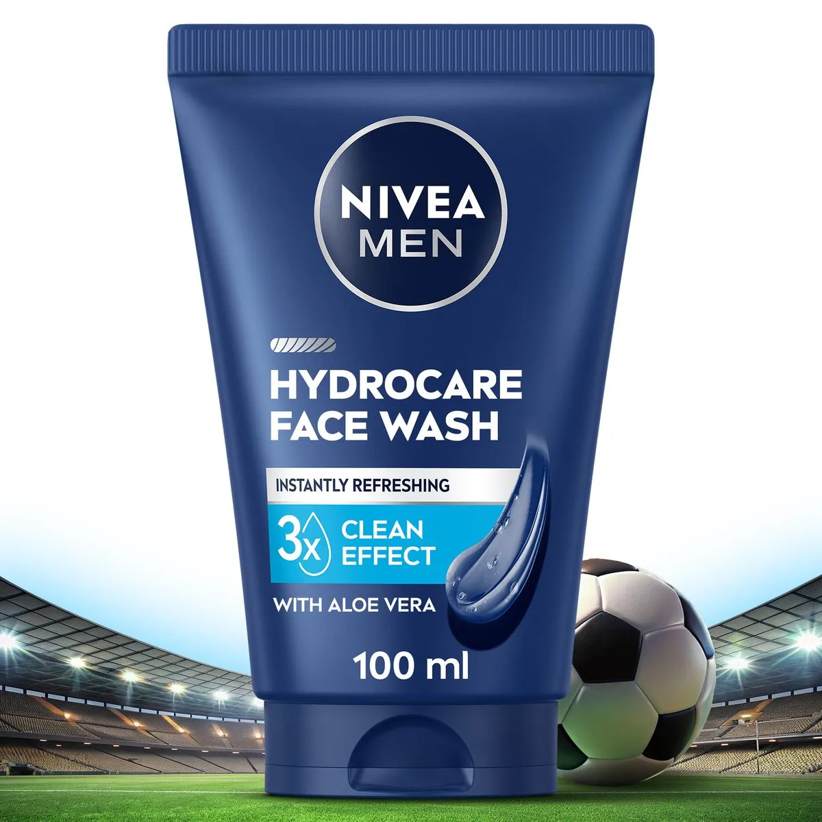 NIVEA MEN Hydrocare Cleansing Face Wash Gel Aloe Vera,100ml