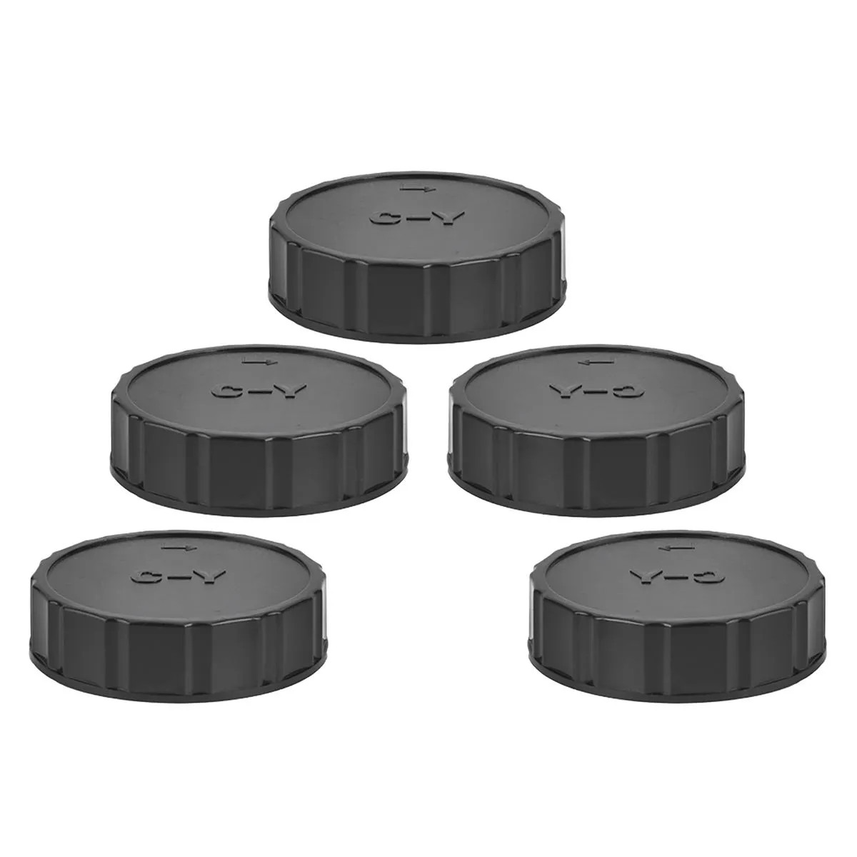 5 Pieces Contax/Yashica rear lens caps