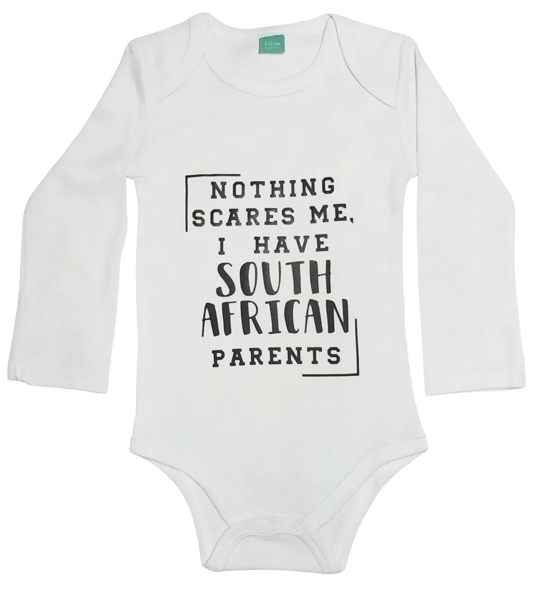 Baby Cotton BodyVest - Nothing Scares Me