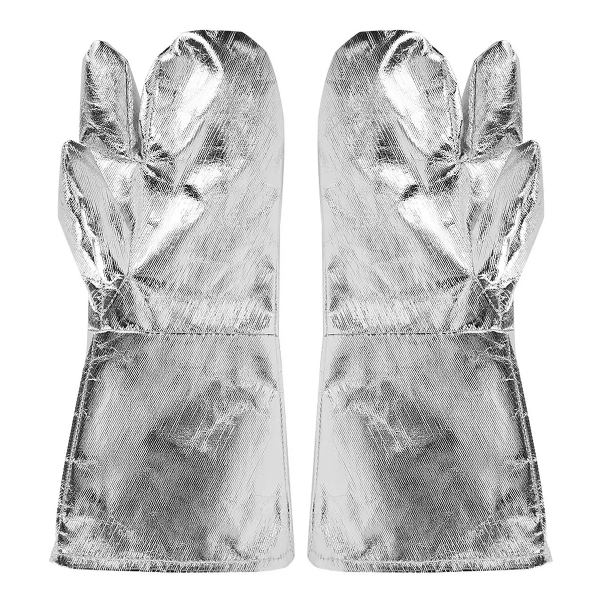 Heat Resistant Gloves 500 C, Aluminum Foil Thermal Insulation
