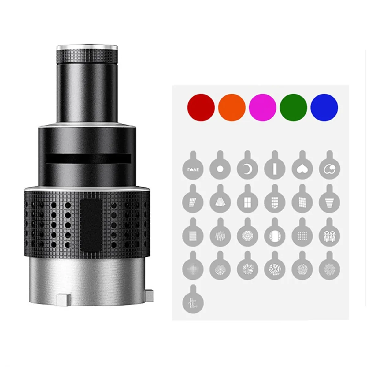 Photograph Flash Snoot Conical Lens Video Photo Studio Light Kit