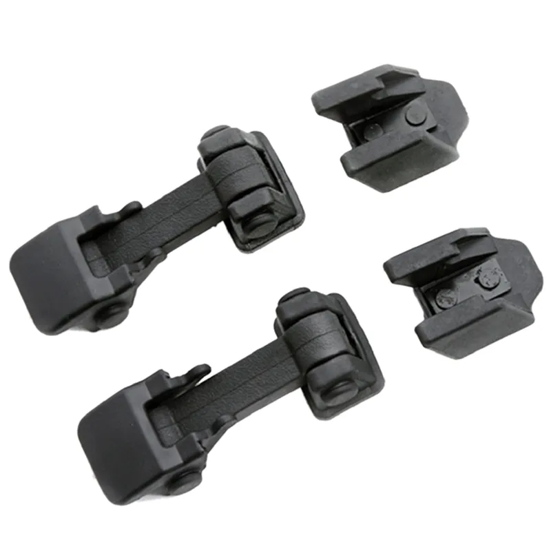 1 Set Car Bracket Latches Black Hood Lock Buckle Compatible with Jeep