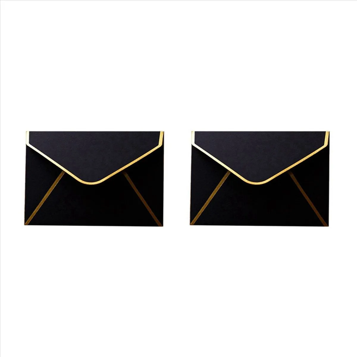 50Pcs Envelopes For Personalized Gift Cards Wedding Envelopes Black