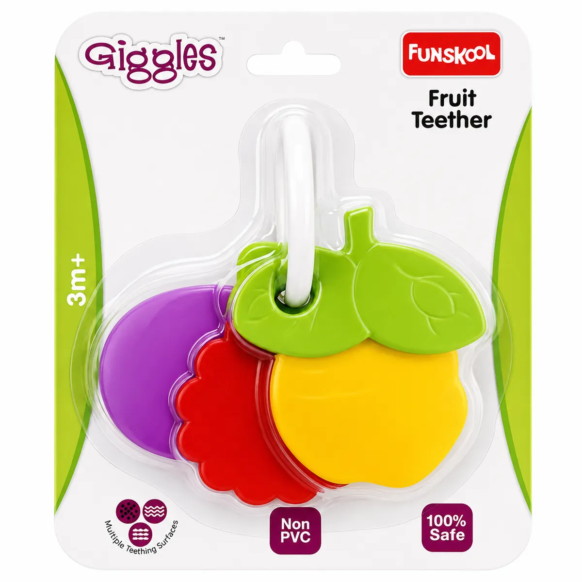 Funskool Giggles Fruit Teether Set Baby Teething Toy Set