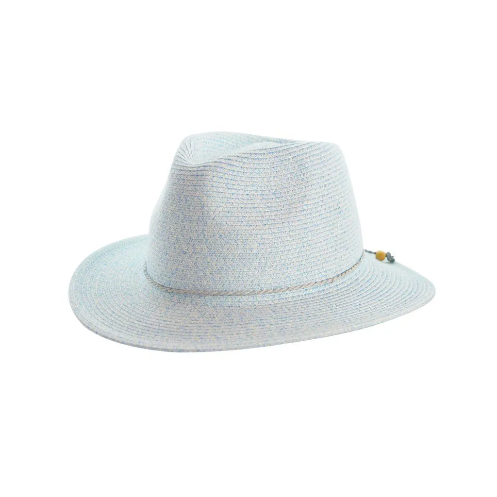 Emthunzini Avoca Fedora UPF50+ Sun Hat - Sky Blue