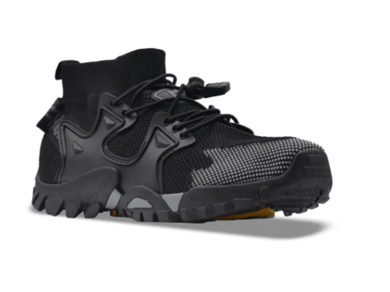 Mens High Top Hiking Shoes With Drawstring Closure