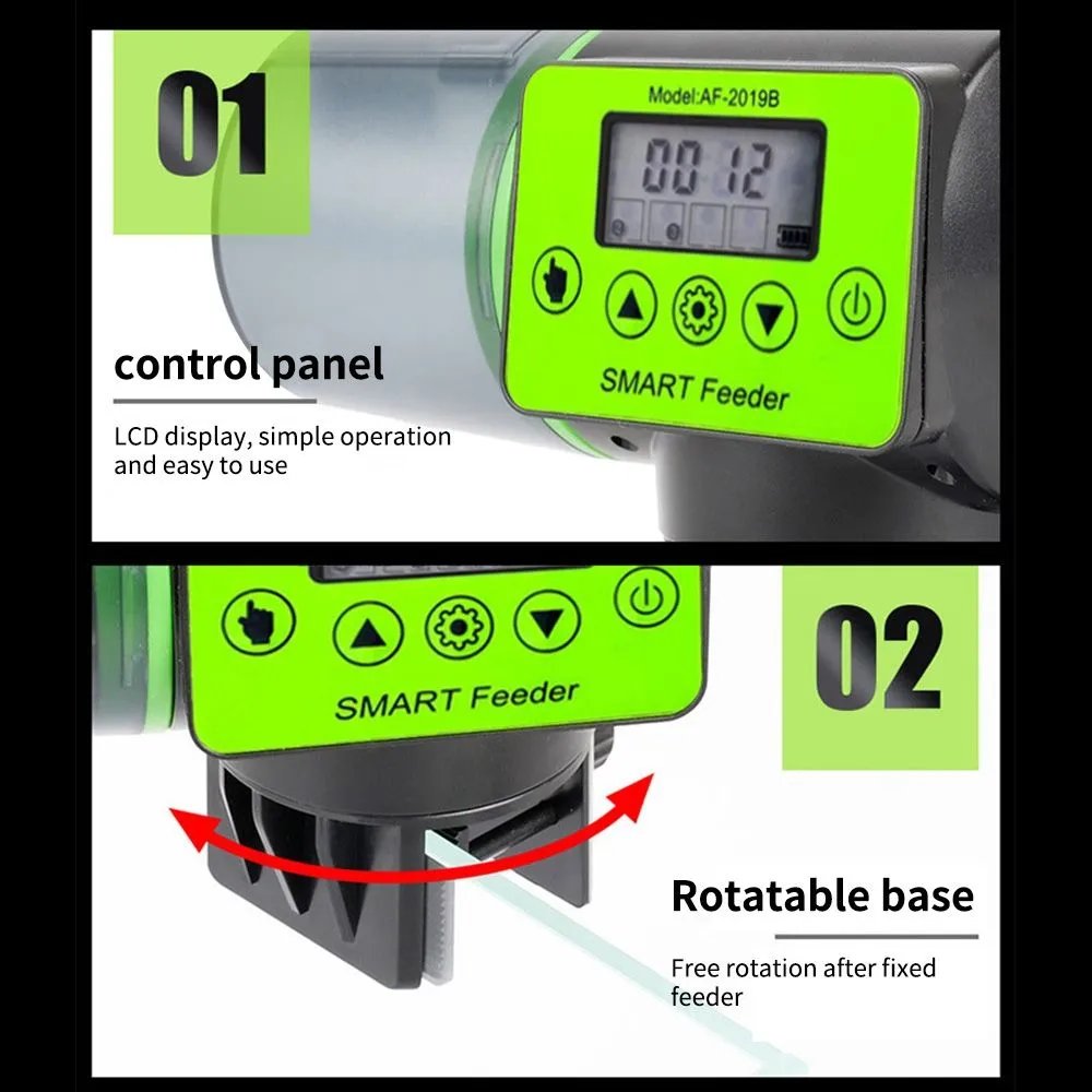 Automatic Timing Aquarium Fish Feeder