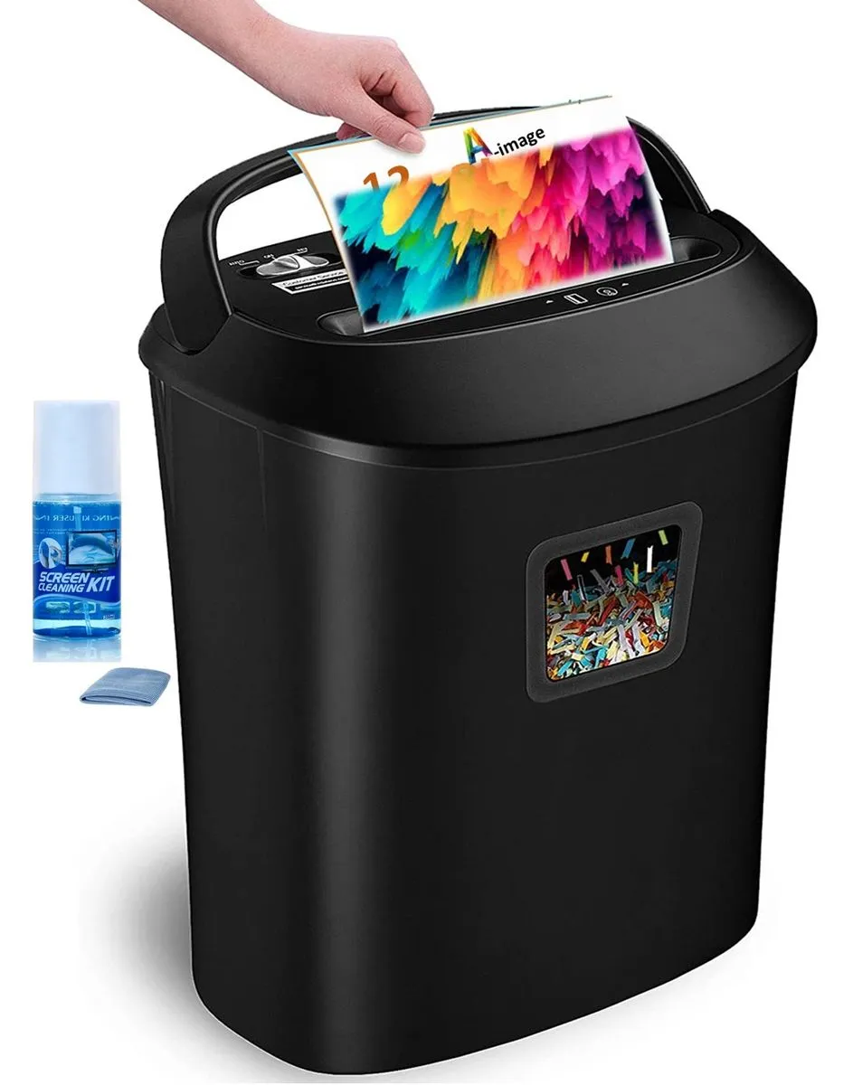 Optimum AutoFeed Automatic Cross Cut P4 Paper Shredder (max 12-shee)