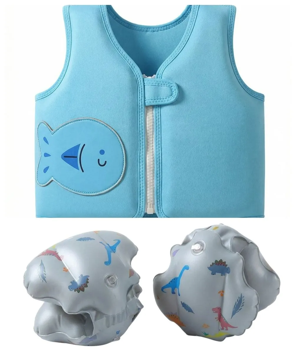 Baby Kids Life Jackets Arm Ring Set