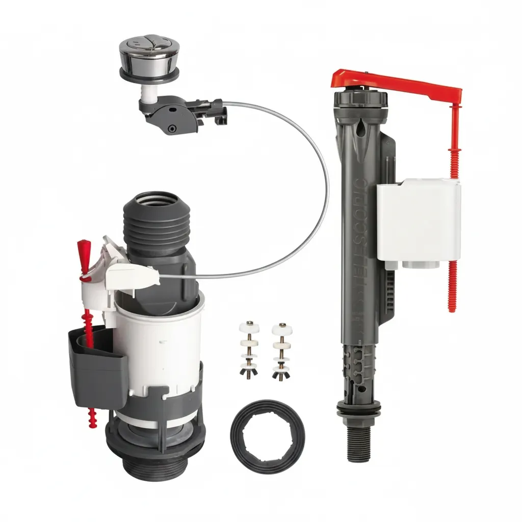 Wirquin Telescopic Flush Mechanism for Close-Coupled Toilets