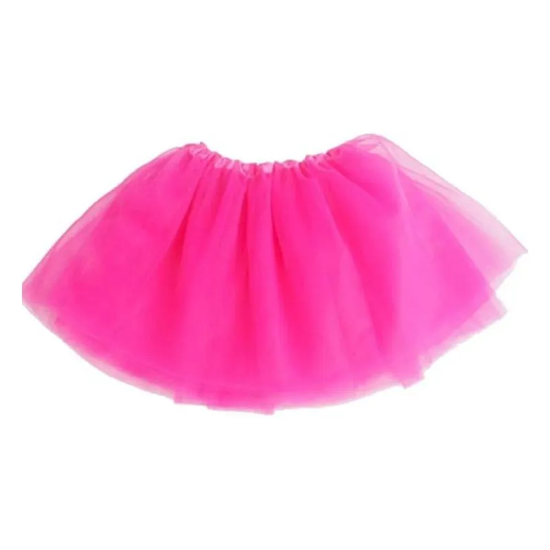 Party Costume Chiffon Skirt, Rose Red