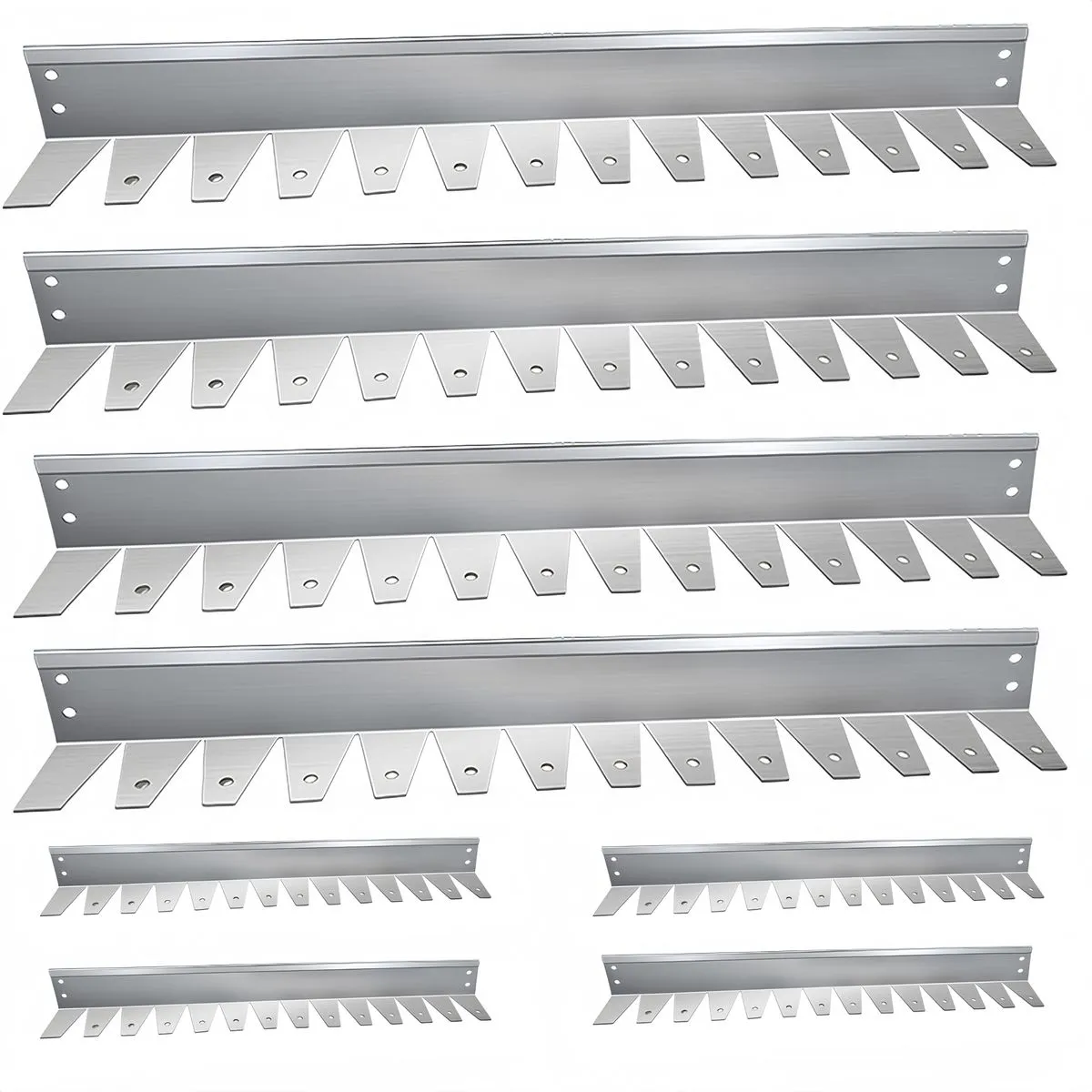 8m Garden Edging Border Steel Landscape Edging Bendable Easy-to-Install