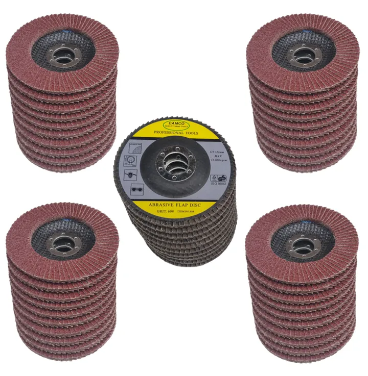 Camco (Box of 50) Flap Discs 115mm - 80 Grit