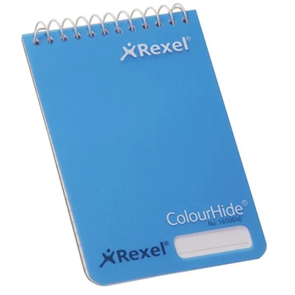 Rexel Notebook A6 Feint and Ruled Pages Pack Of 10 - Blue