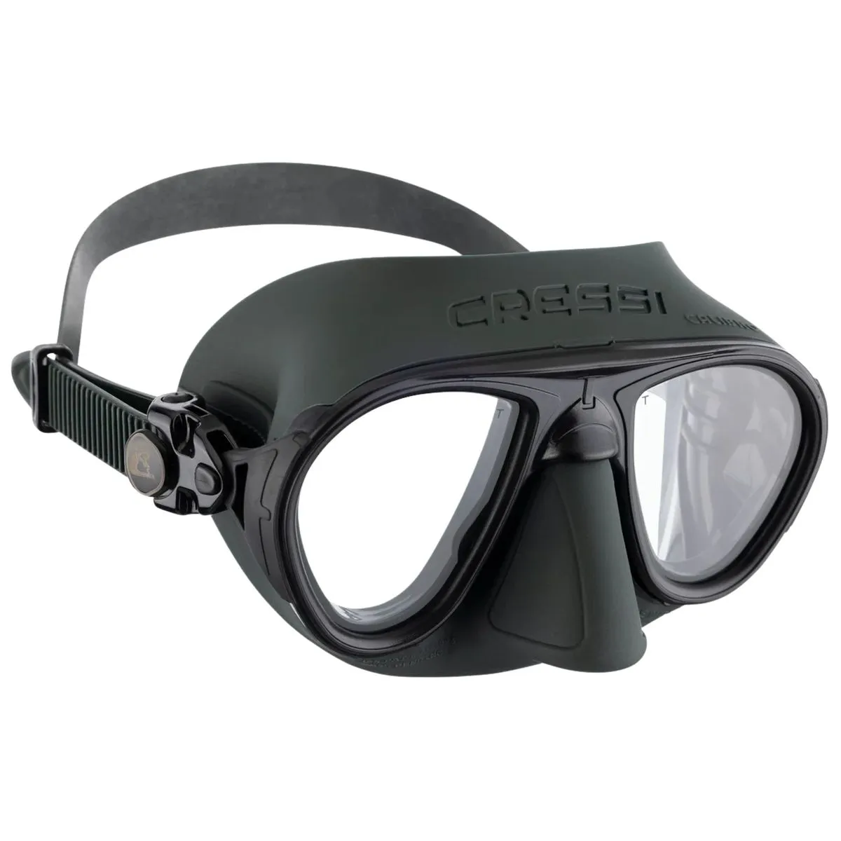 Diving Mask Calibro Adult - Anti-Fog Low Volume Design Cressi - Green