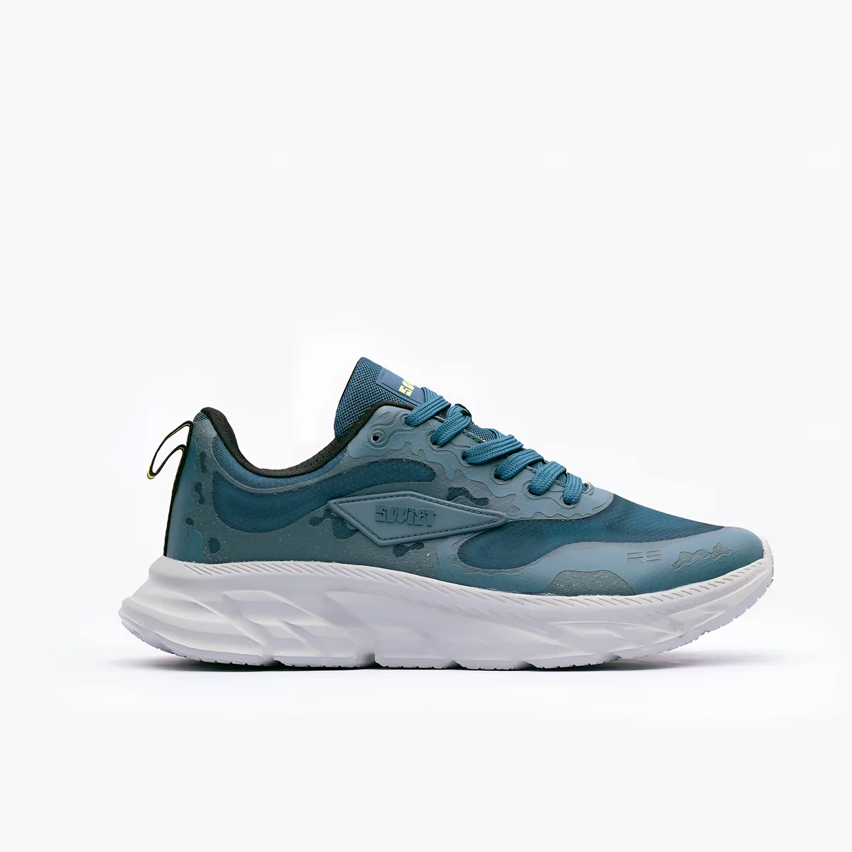 Mens Soviet Campsbay Low Cut Athleisure Sneaker Trainer - Blue/Lt Grey