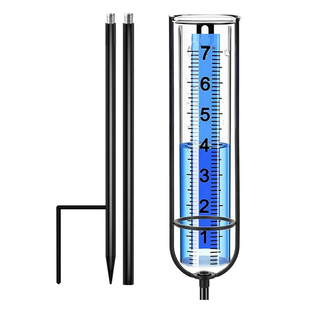 75cm Rain Gauge Outdoor Best Rated Rain Gauge for Yard & Stake Garden Tools