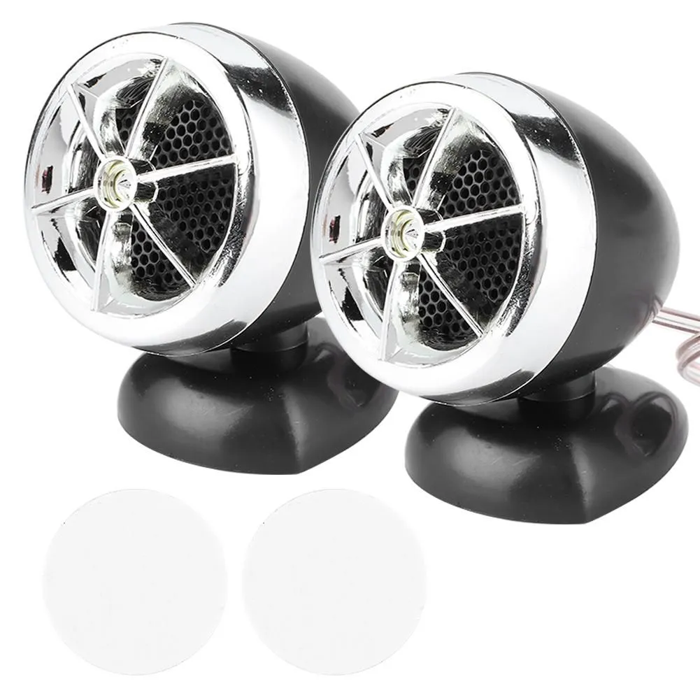 1200W 12V Car Tweeter Horn Dome Compatible with Car Audio System (Silver)