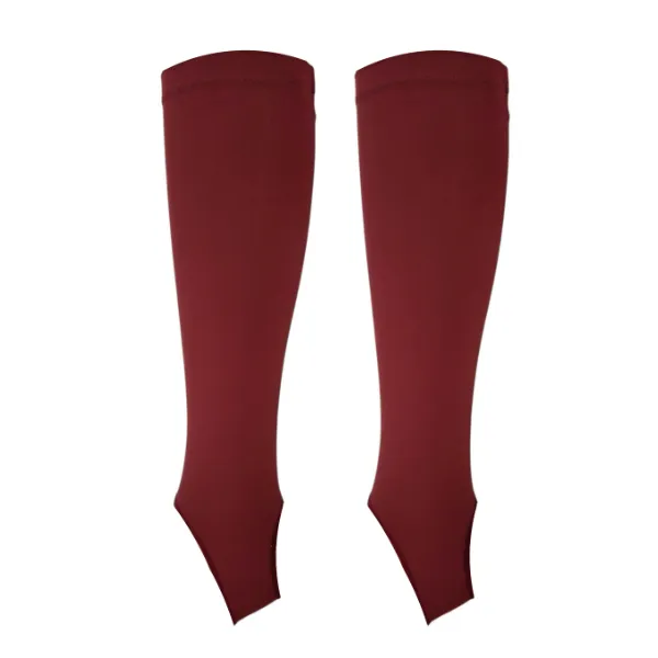 Hockey Shin Liners Under Socks - Maroon