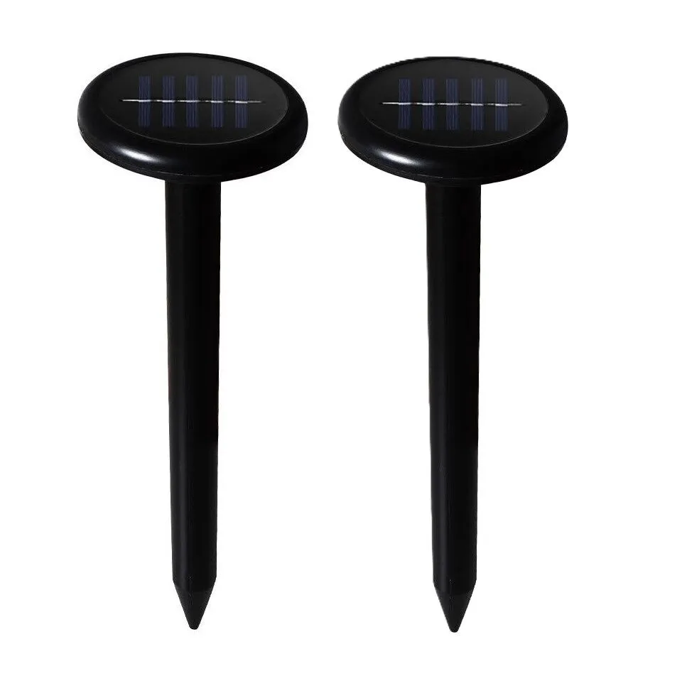 2 Pack Solar Outdoor Pest Control Mouse Repeller