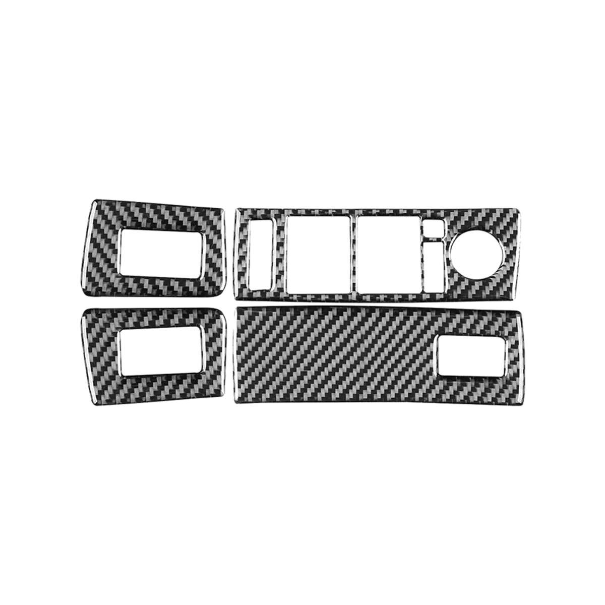 Carbon Fiber for X5 Lhd Car Windows Lift Switch Frame Compatible with Bmw