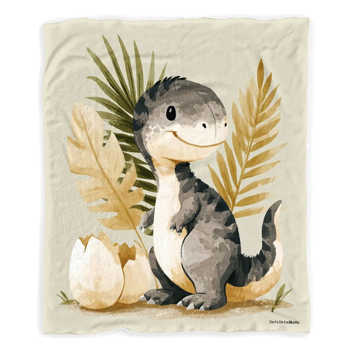 Baby Dinosaur Baby Fleece Blanket by Wikus Schalkwyk