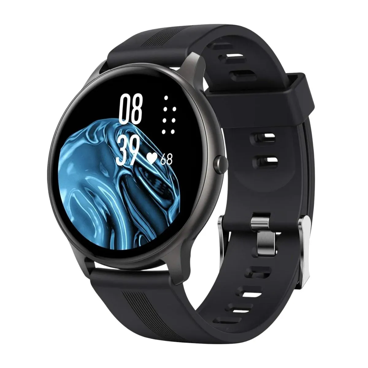 Sport Smart Watch Fitness Tracker Screen Fashion WPQ836 - Black