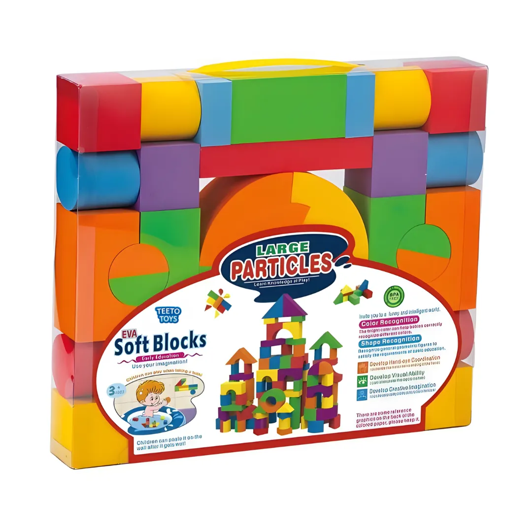 EVA Soft Foam Building Blocks 40 Pieces - Toys for Toddlers Kids