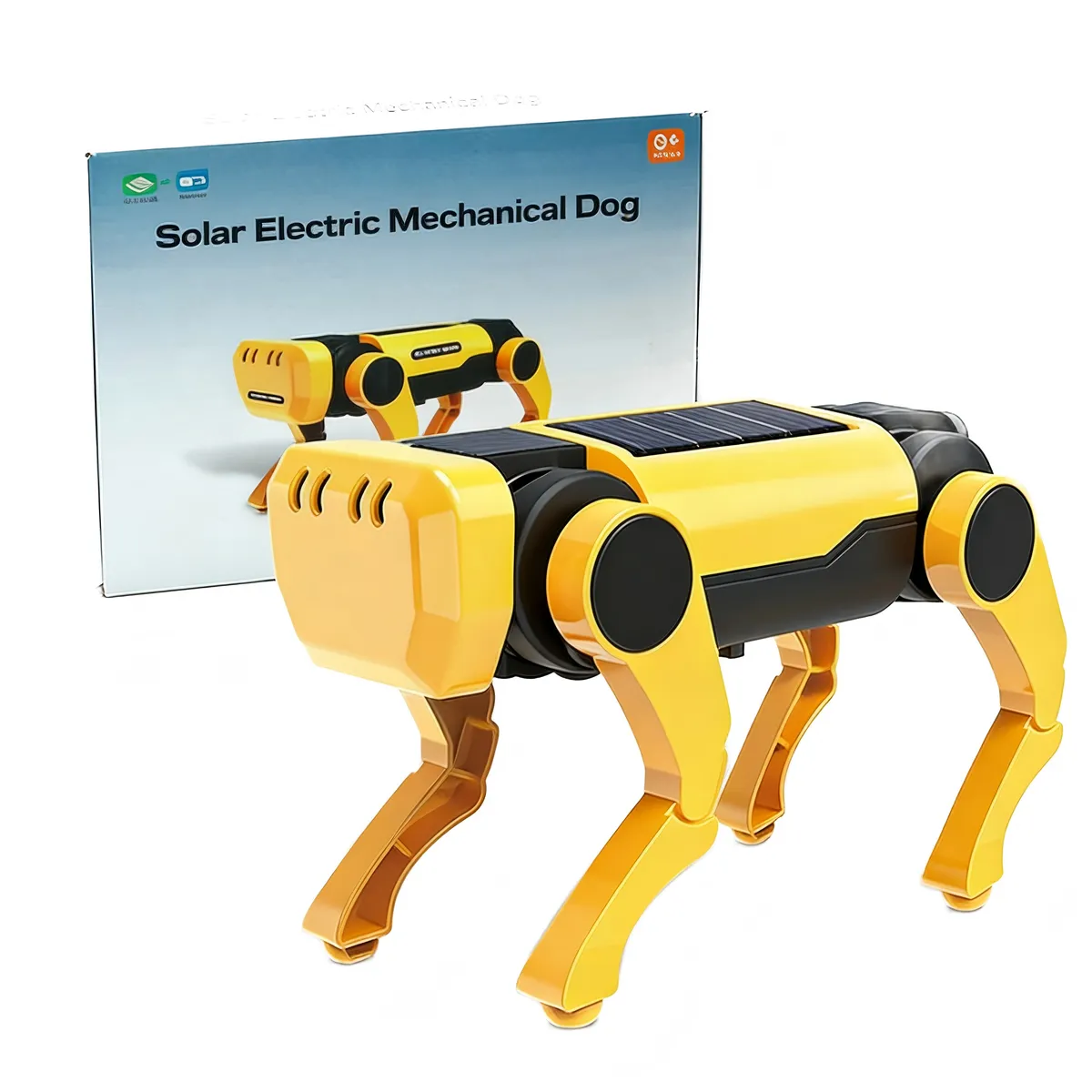 Solar-Powered Electric Robot Dog for Kids: Build-Your-Own Educational Robot