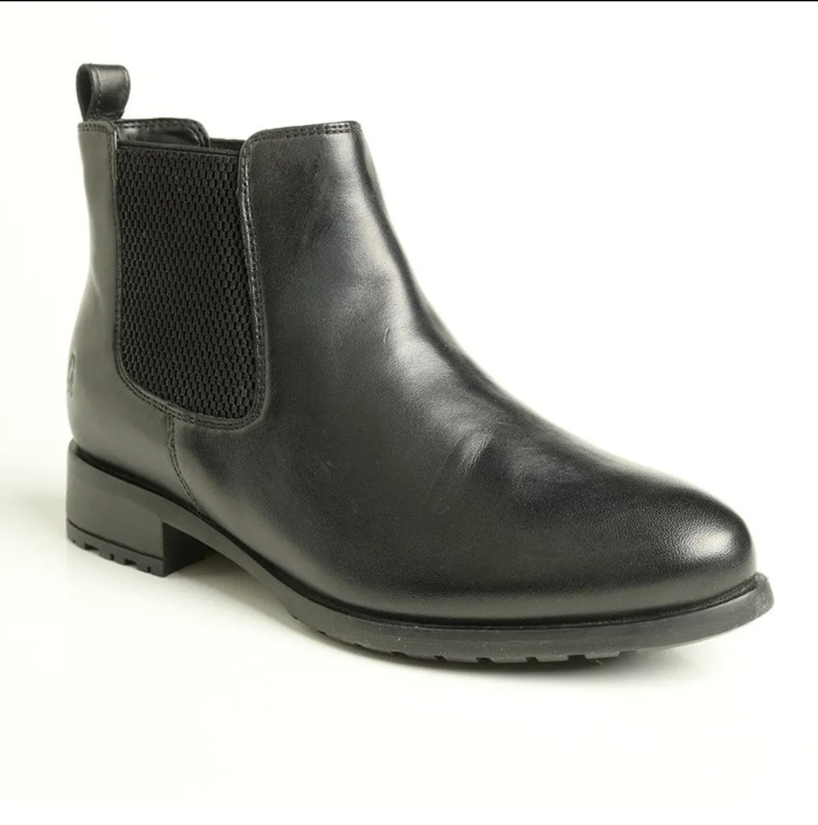 Hush Puppies Women GIGI Black Ankle Boots
