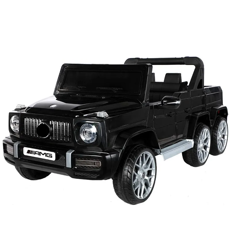 Kids Mercedes-Benz Style 6x6 Ride-On Car - Black