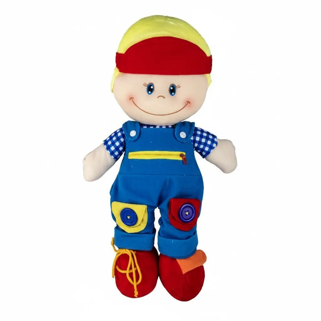 Besties 45cm Cartoon Rag Doll Edu Boy with Dress and Hat