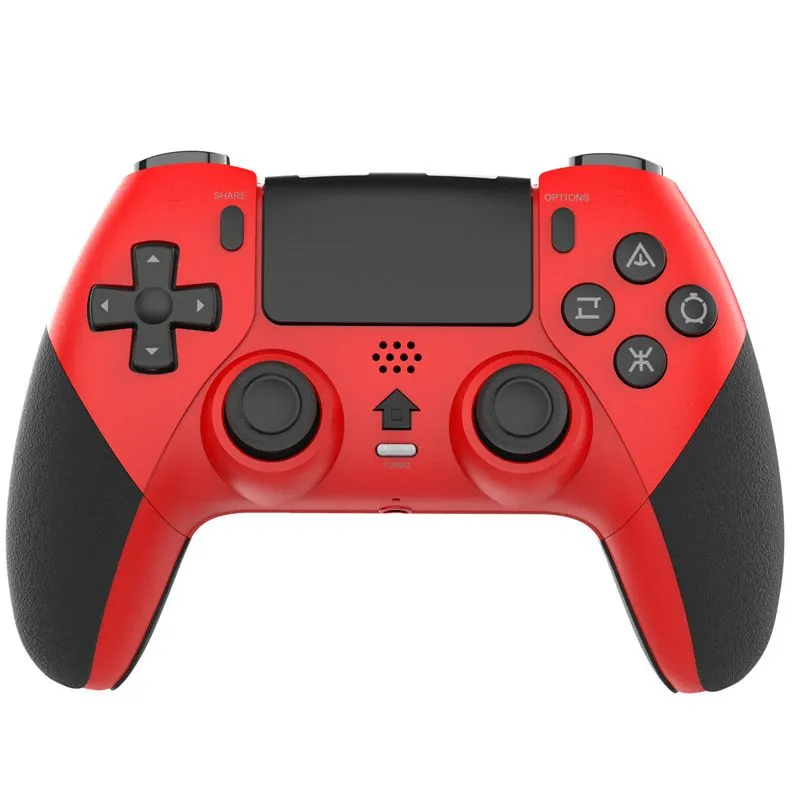 Wireless Controller T-29 for PS4 With 6-Axis Motion &Turbo Function -  Red & Black