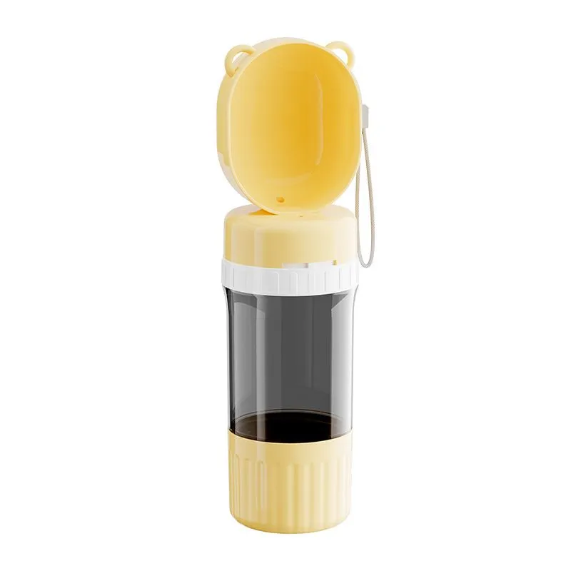 Pet Outing Portable Water Cup Food Cup 2 in 1 Pet Supplies Daily Care