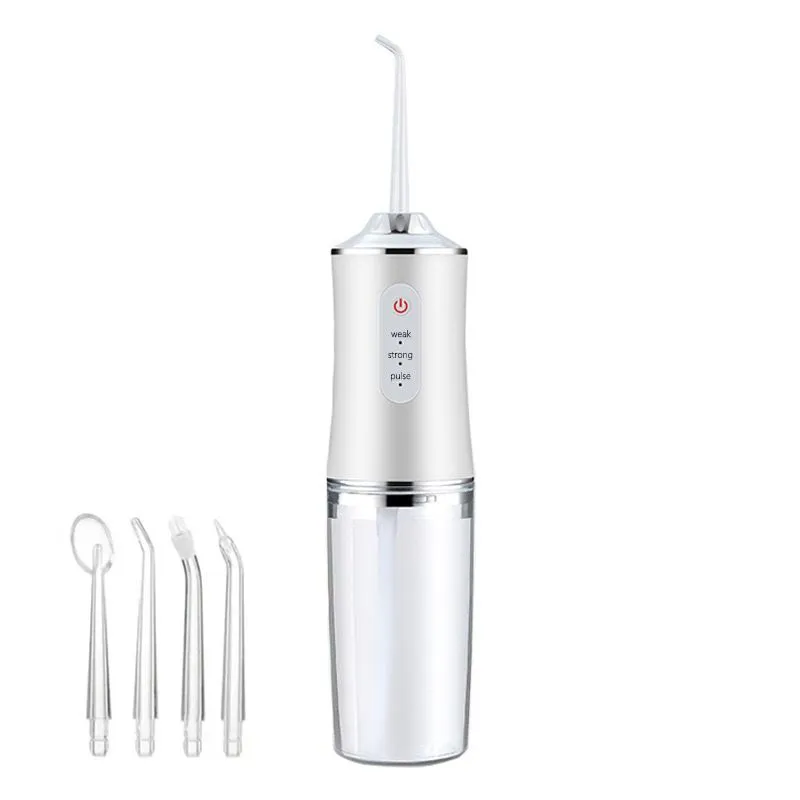 JS Water Dental Flosser Cordless Oral Irrigator-White