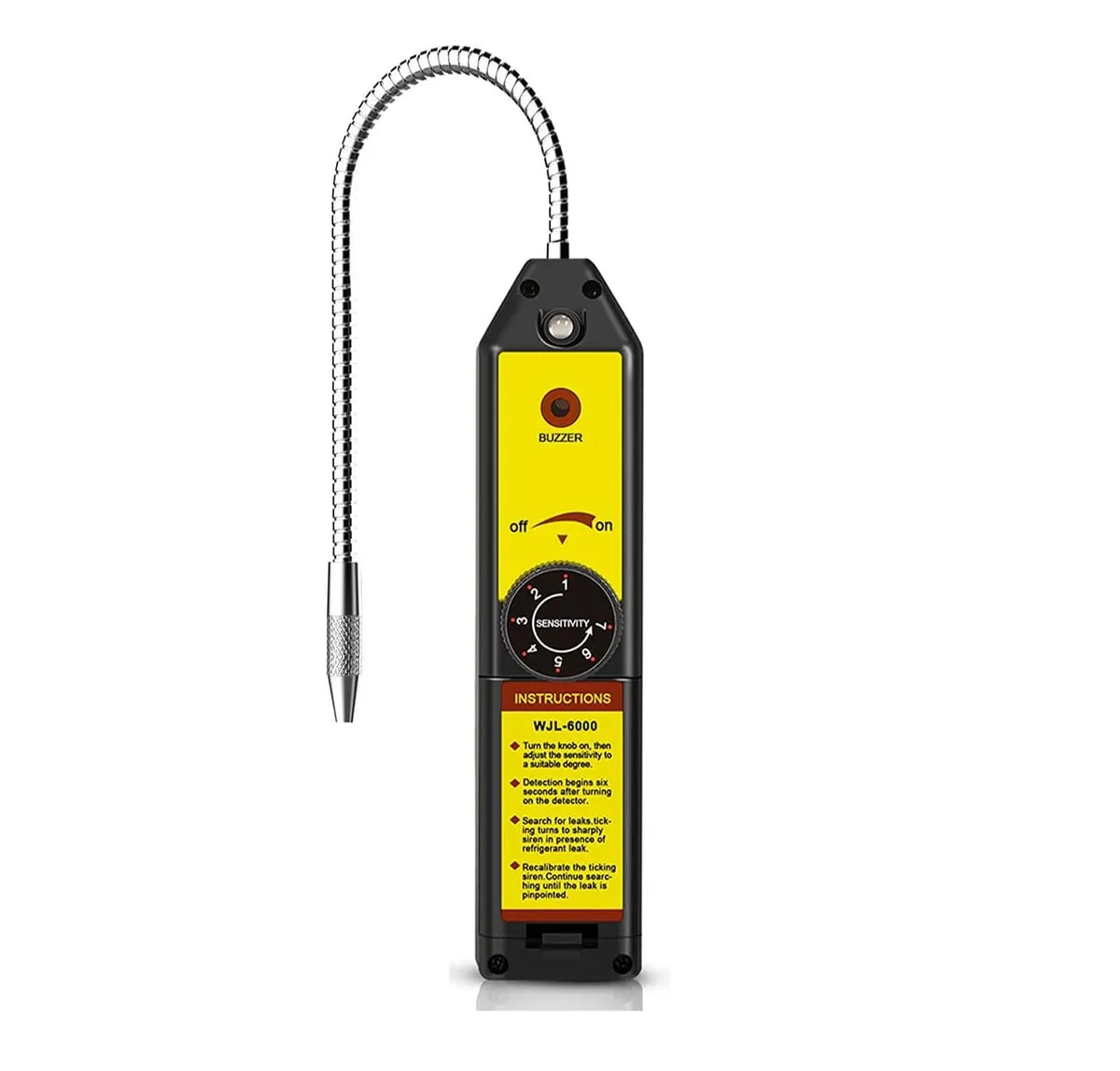 Halogen Leak Detector WJL-6000 Portable Refrigerant Gas Leak Detector HVAC