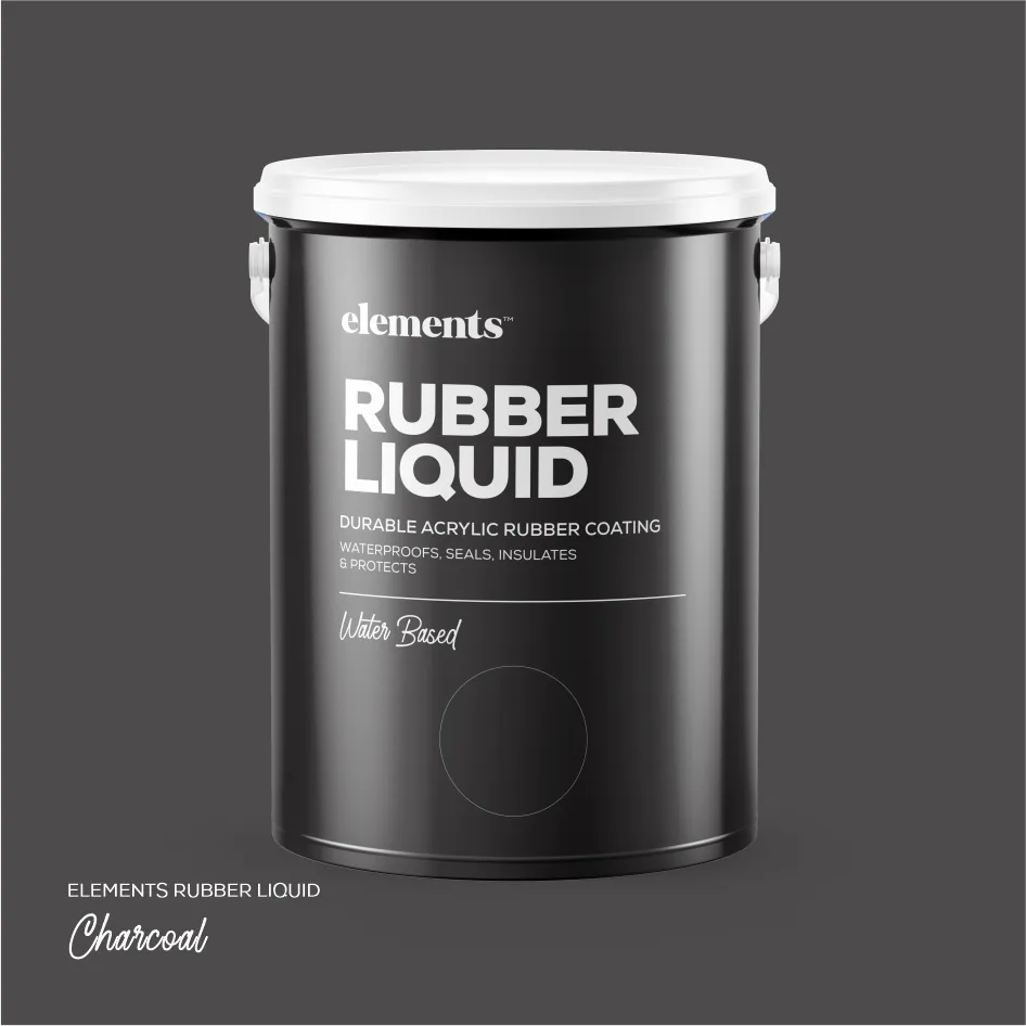 Elements - Rubber Liquid Sealer 5L - Black - Charcoal