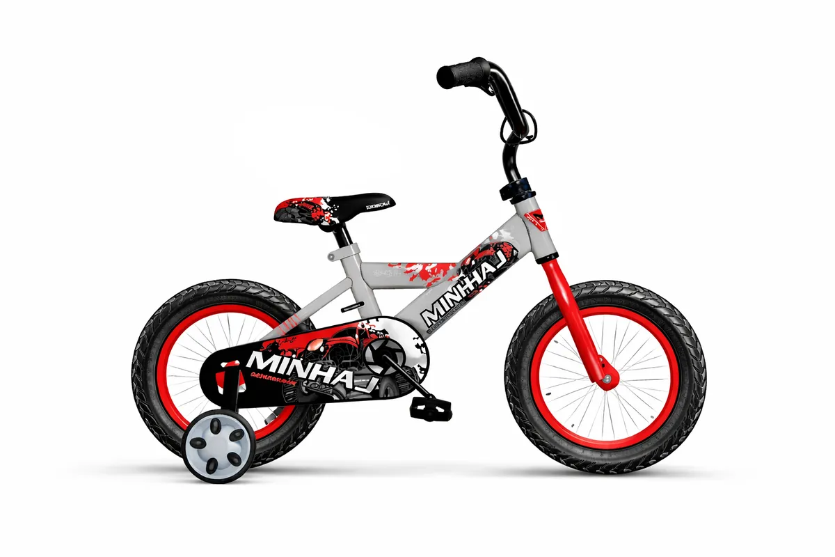 Minhaj Sport ELITE 12" BMX Bicyle for Kids - Red