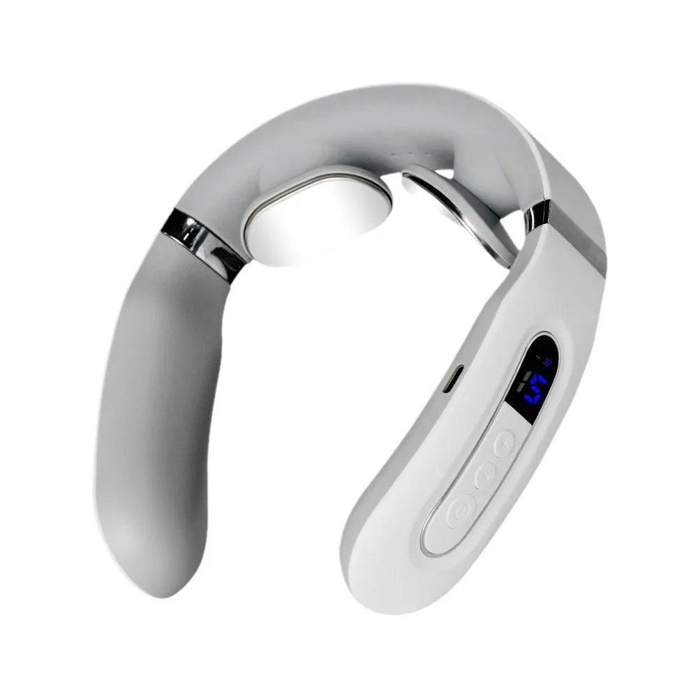 Portable Electric Neck Massager With Heat 10 Modes