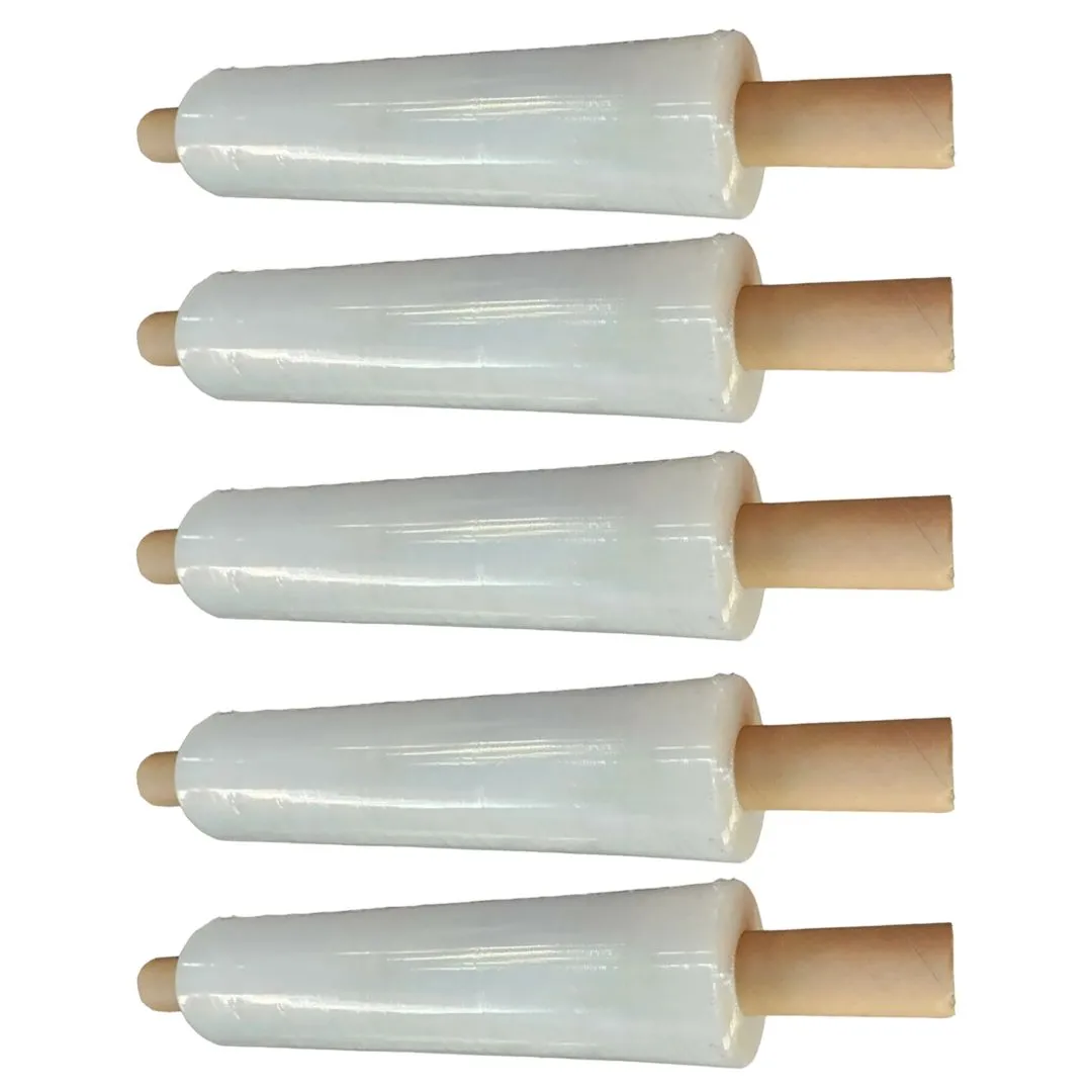 Plastic Stretchable Wrapping Roll - Clear 400m (Pack of 5)