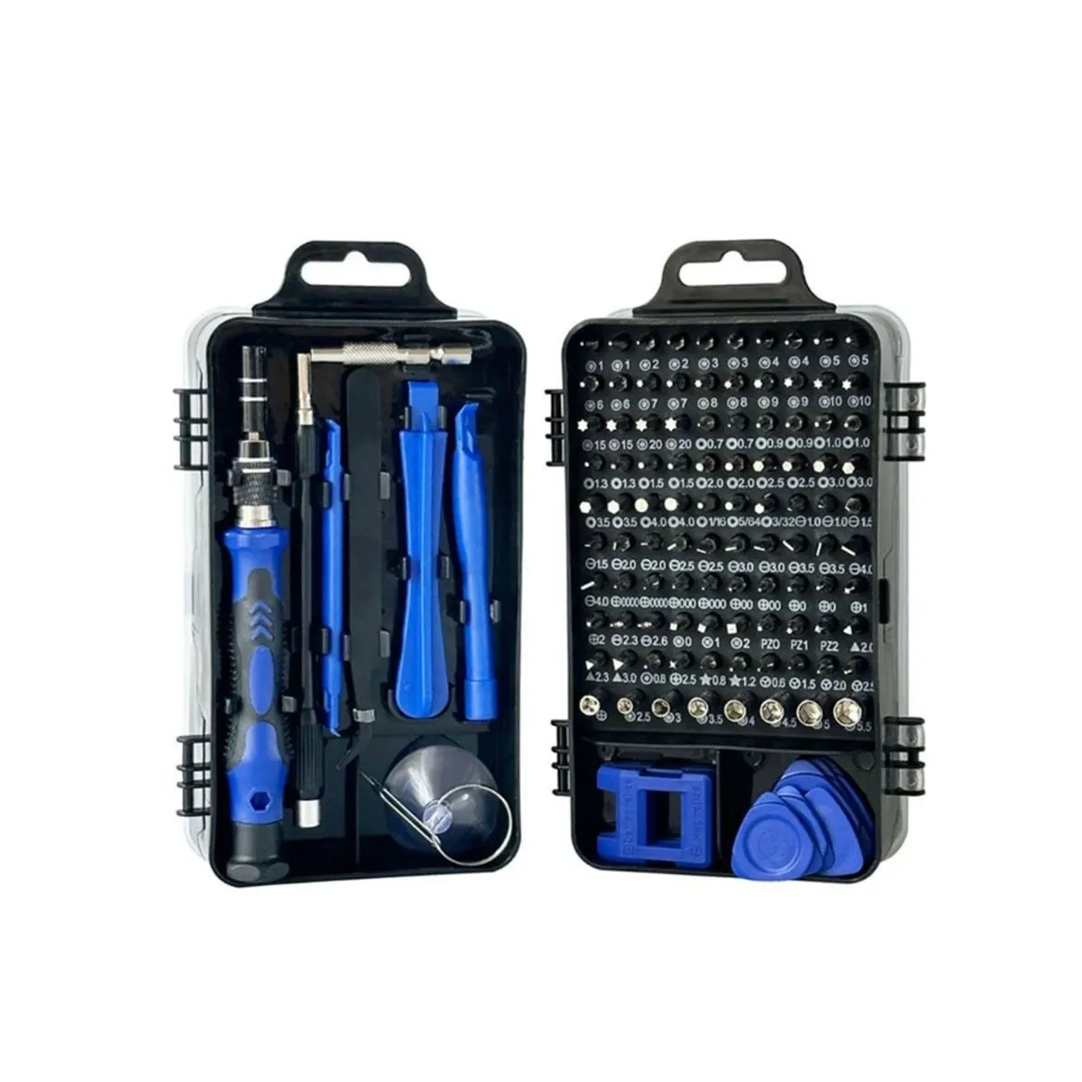 115pcs Professional Precision Portable Repair Screwdriver Set with Magnetic - Blue