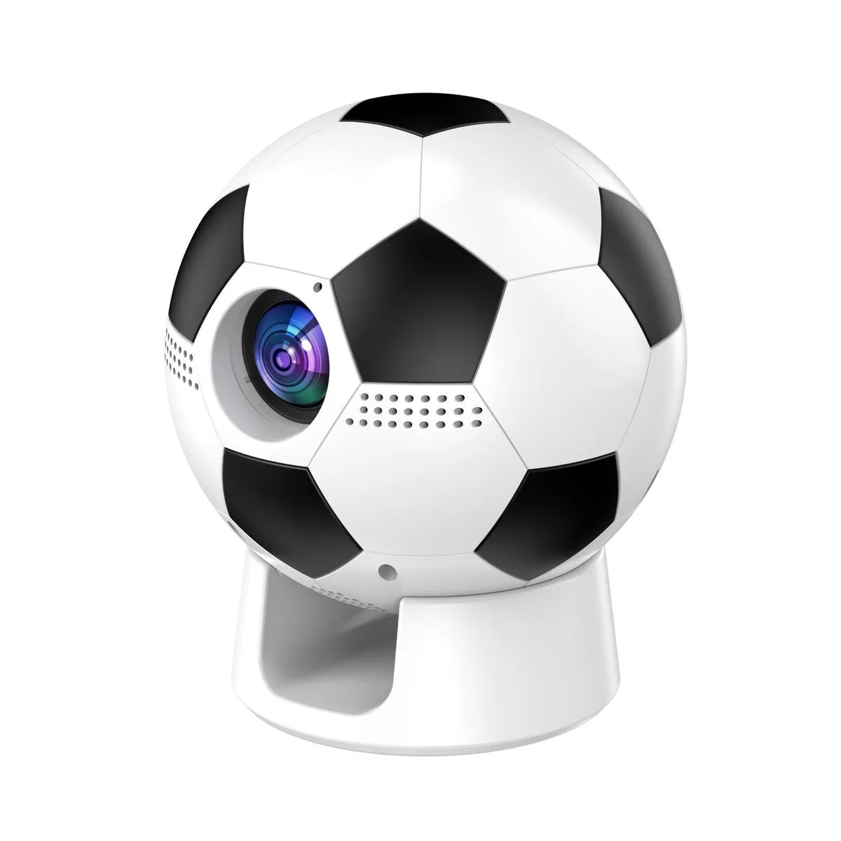 Football-Shaped Smart Mini Projector, Android 13 WiFi Bluetooth