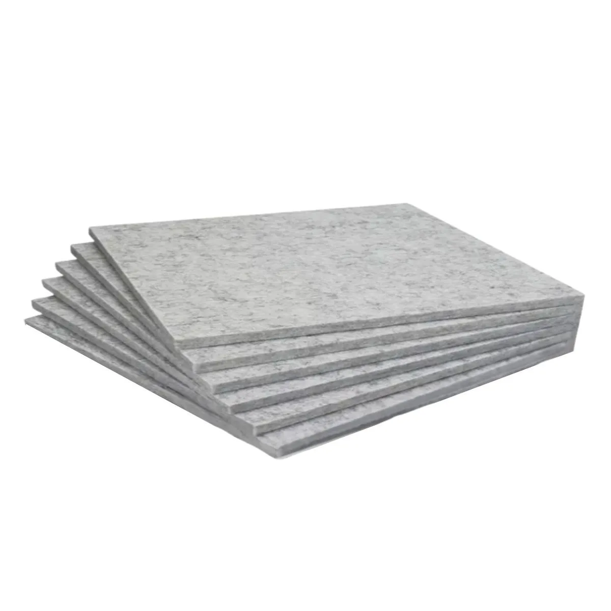 Acoustic Panels Echo-Less Polyester Fibre+ Light Grey 60×30cm (Pack of 6)
