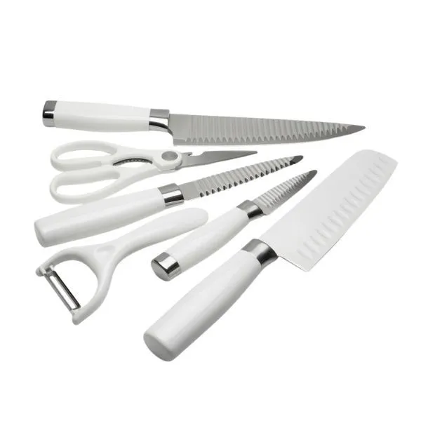 6 Piece Knife Set in Gift Box - Stainless Steel Kitchen Knives
