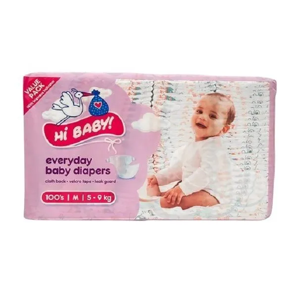 Hi Baby! - Medium Everyday Baby Diapers Value Pack 100's