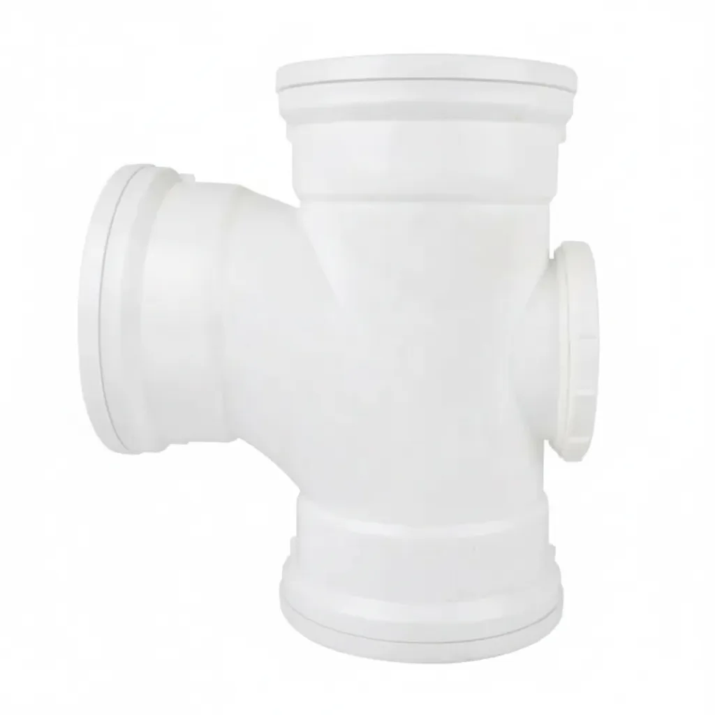 Polypropylene 90-Degree Junction for 110mm Plumbing Systems