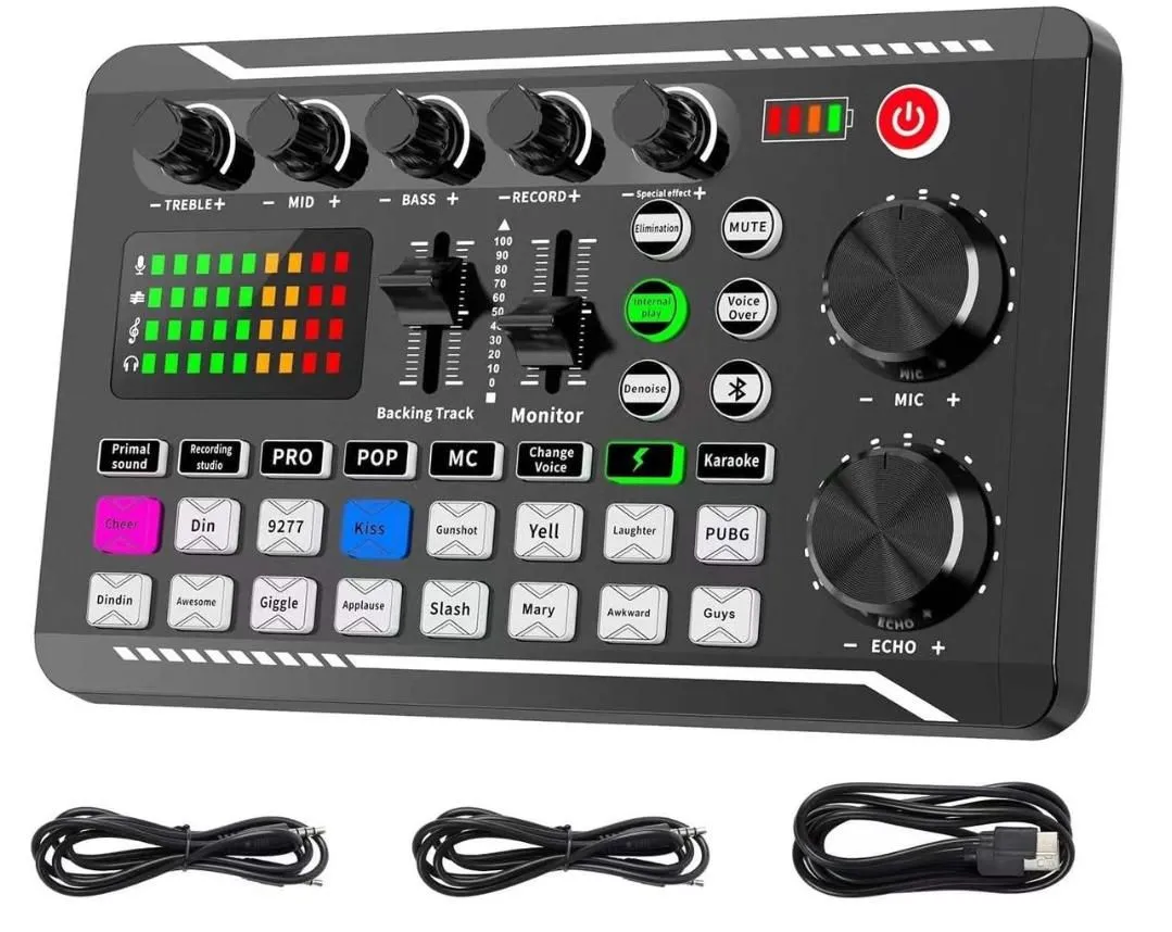 Podcast Mixer: 16 FX, Voice Changer, Karaoke, 9 Knobs