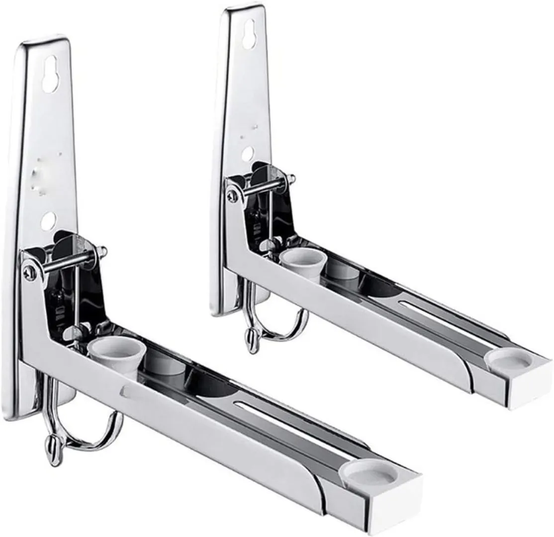 Microwave Oven Wall Mount Bracket Stainless Steel Shelf Holder