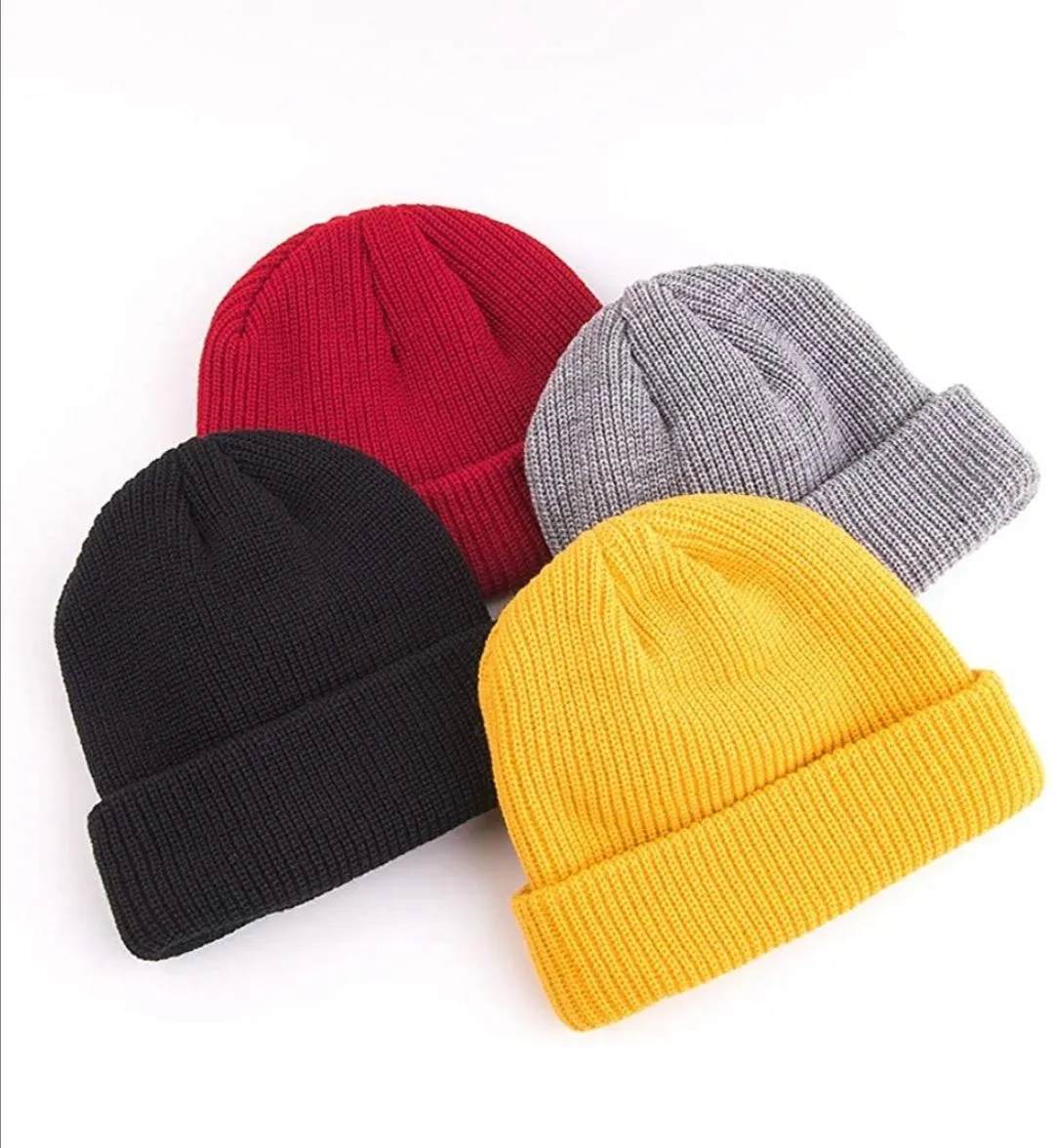Set Of 4 - Wool Beanies